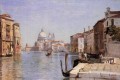 Venecia Vista del Campo della Carita desde la Cúpula de la Salute plein air Romanticismo Jean Baptiste Camille Corot